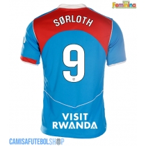 Camisa de time de futebol Atletico Madrid Alexander Sorloth #9 Replicas 3º Equipamento Feminina 2025-26 Manga Curta